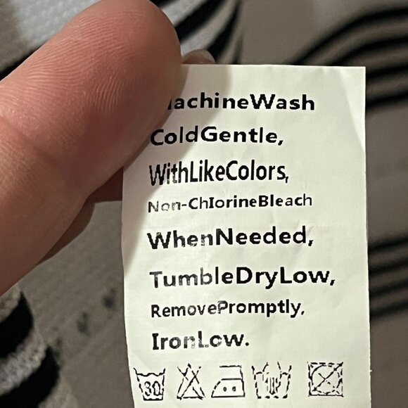 PrettyGarden Black White Striped Knit Pointelle Bodycon Tank Maxi Dress Small - Picture 8 of 11